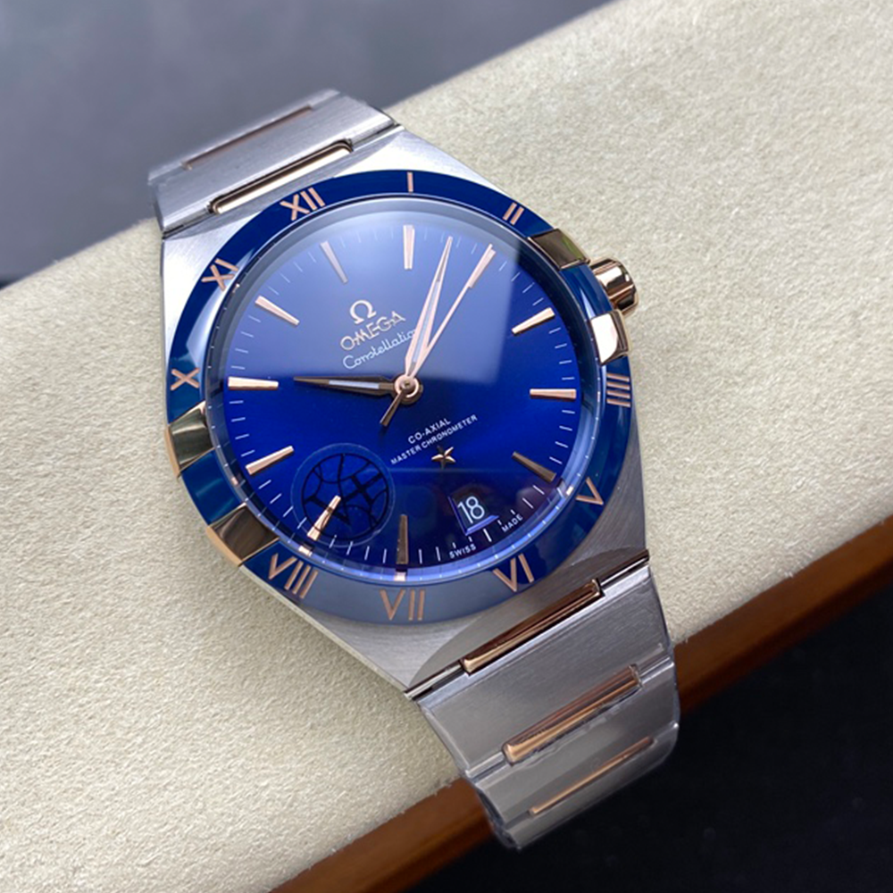 V+공장 오메가 컨스텔레이션 청판 다이얼 콤비 41mm