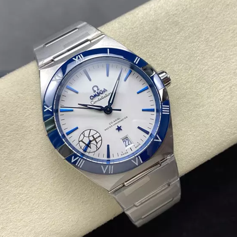 V+공장 오메가 컨스텔레이션 화이트 다이얼 스틸 41mm