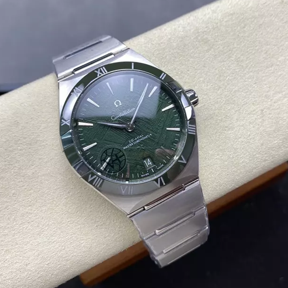V+공장 오메가 컨스텔레이션 그린 다이얼 스틸 41mm