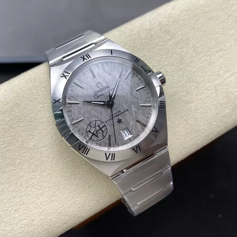 V+공장 오메가 컨스텔레이션 트윌 그레이 다이얼 스틸 41mm