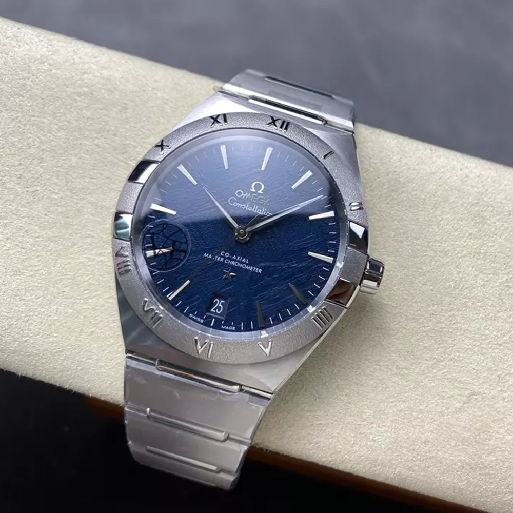 V+공장 오메가 컨스텔레이션 블루 다이얼 스틸 41mm