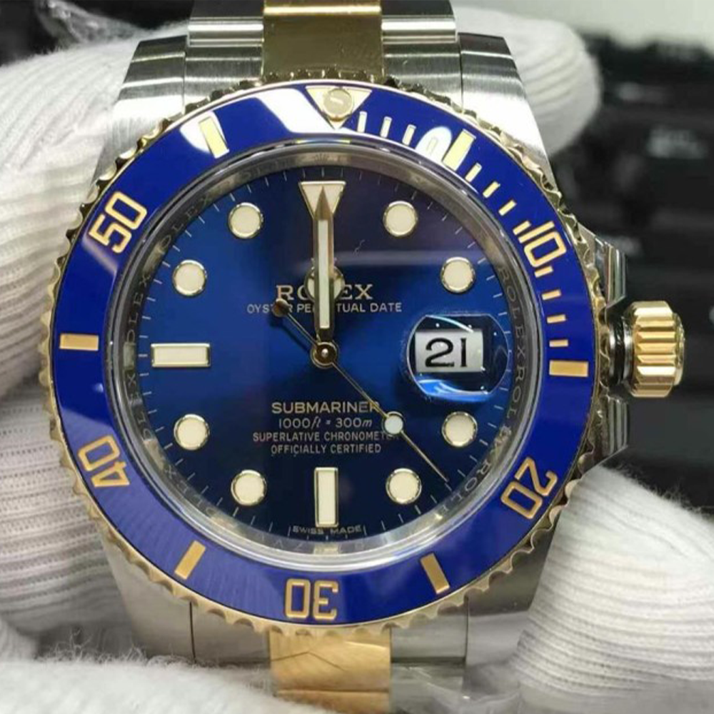 [커스텀 제작] 클린공장 베이스 롤렉스 서브마리너 청콤 116613LB