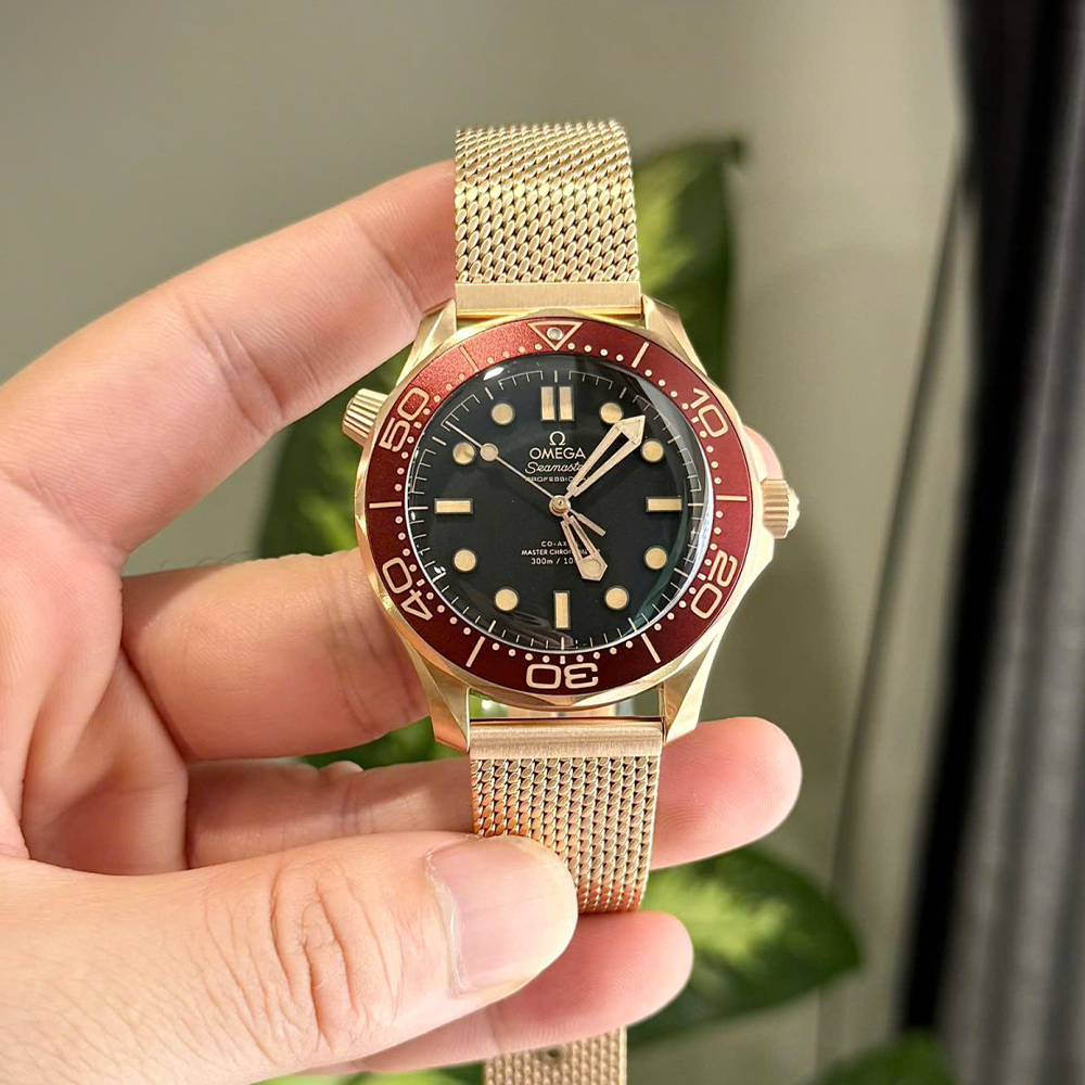 VS공장 오메가 씨마스터 다이버 300M 브론즈 골드-버건디 42mm