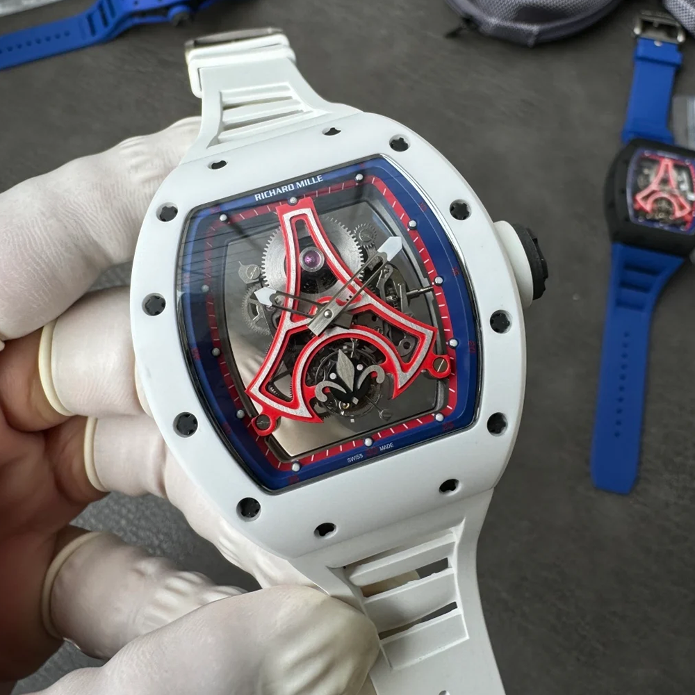 RM공장 리차드 밀 RM52-03 PSG 투르비용 에디션 화이트 세라믹 케이스