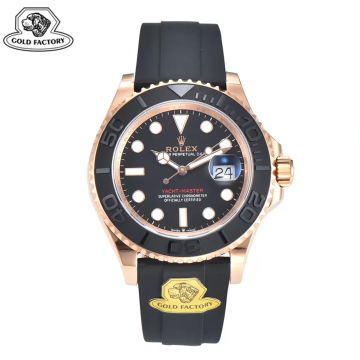 GOLD공장 롤렉스 요트 마스터 40 블랙 다이얼 로즈골드 금통 126655
