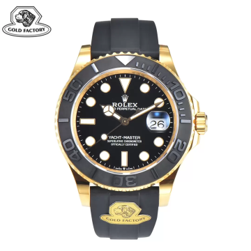 GOLD공장 롤렉스 요트 마스터 40 블랙 다이얼 옐로우 골드 금통 226658