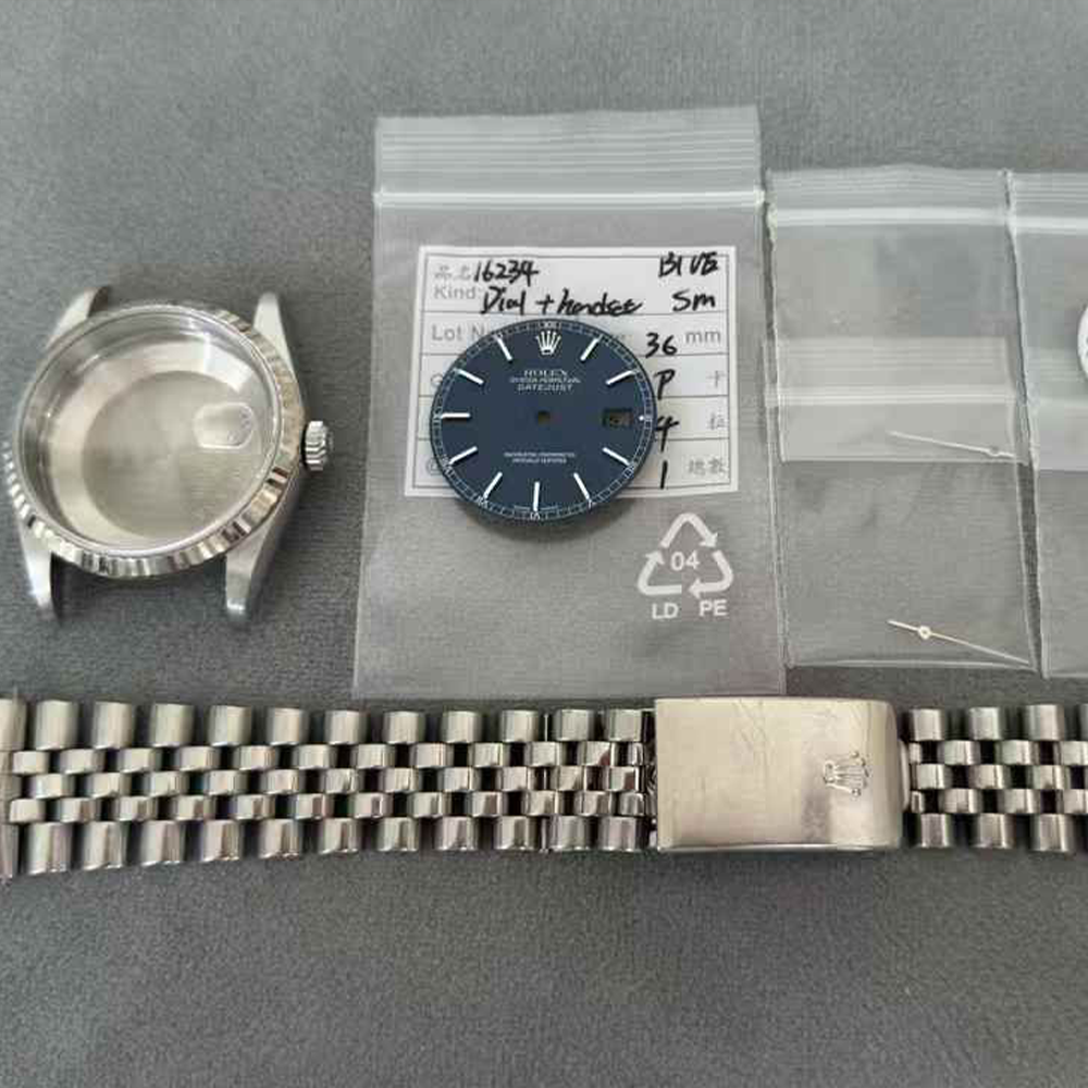 롤렉스 데이트저스트 36 청판 무브먼트 제외 올 정품 커스텀 제품